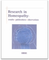 Research in Homeopathy: Results - Publications - Observations